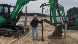 Solar Farm Pile testing Georgia