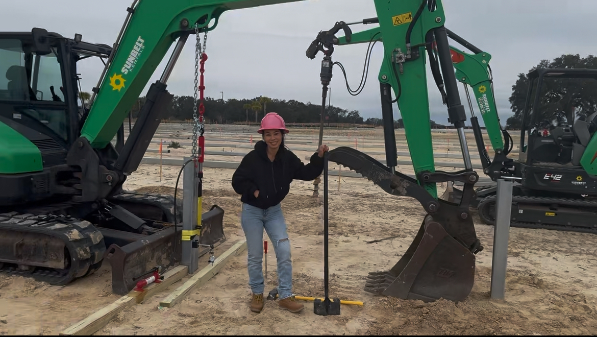 Solar Farm Foundation Construction Alabama