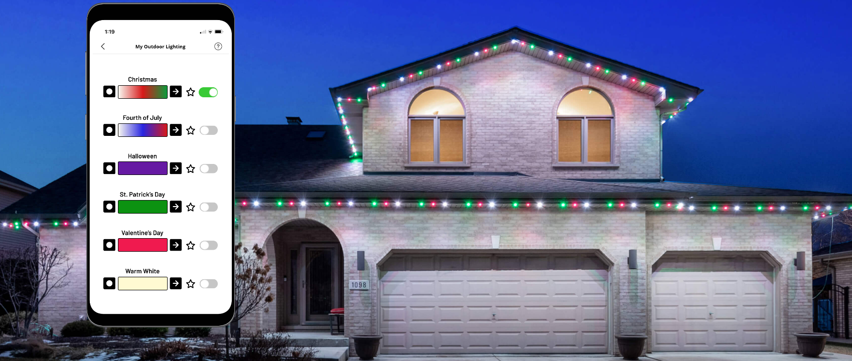 Permanent Outdoor LED Lighting Lakewood Ranch installation example