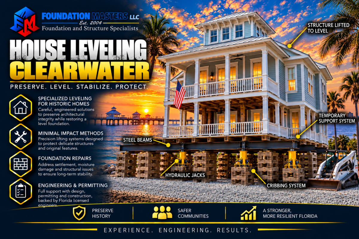 House Leveling Clearwater, Foundation Masters