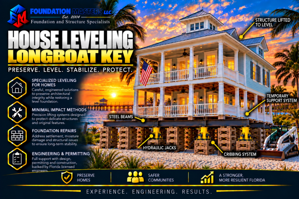 House Leveling Longboat Key, Foundation Masters