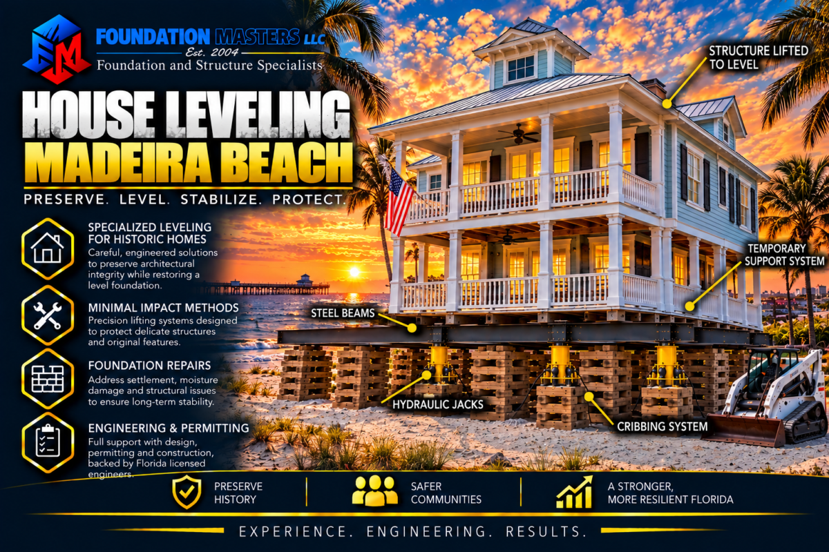 House Leveling Madeira Beach, Foundation Masters