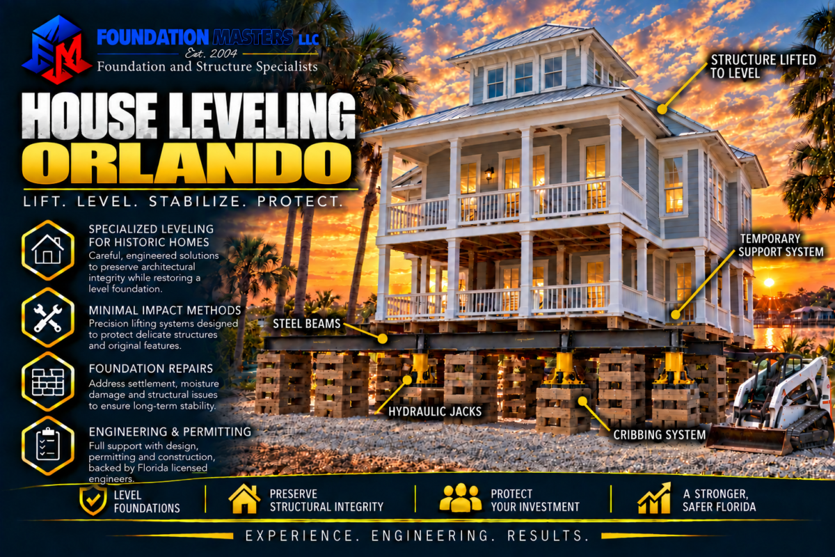 House Leveling Orlando, Foundation Masters