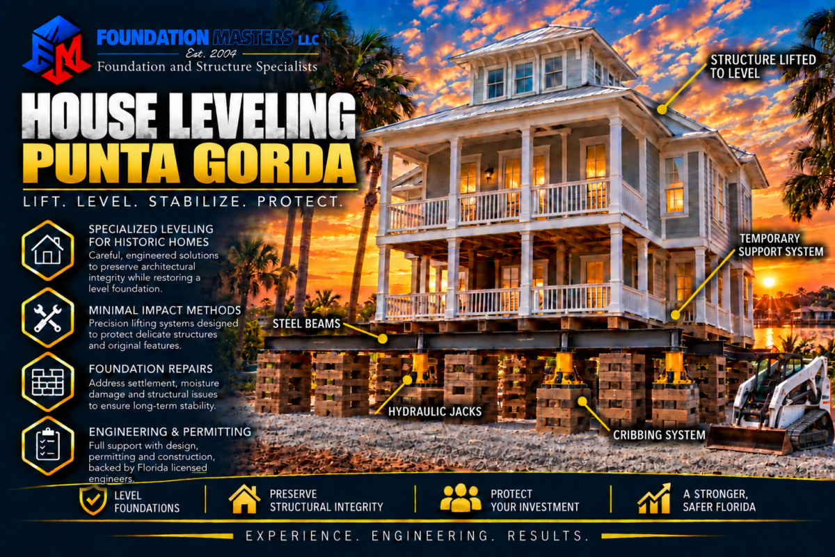 House Leveling Punta Gorda, Foundation Masters