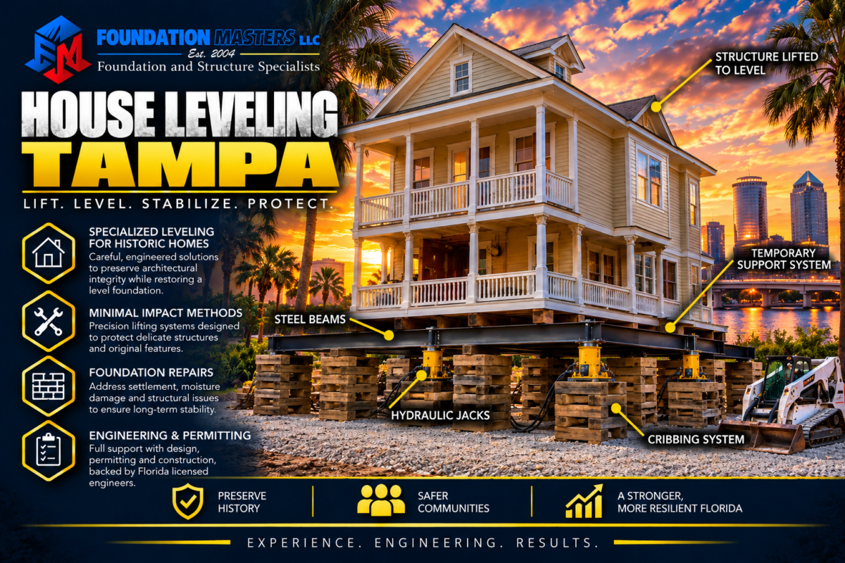House Leveling Tampa, Foundation Masters