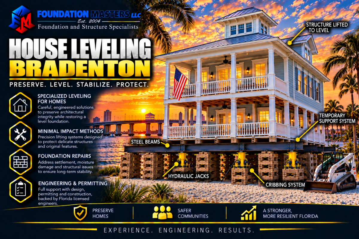 House Leveling Bradenton, Foundation Masters